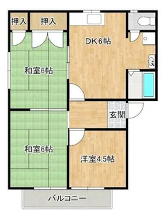 フレグランスM C棟【101号室】の間取り