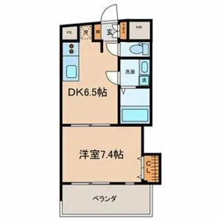 CLAIR HEIWA【7階】の間取り