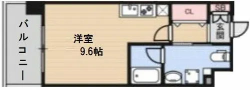 アーバンフラッツ上町【8階】の間取り