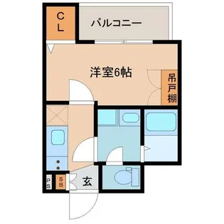メルベージュ此花【8階】の間取り