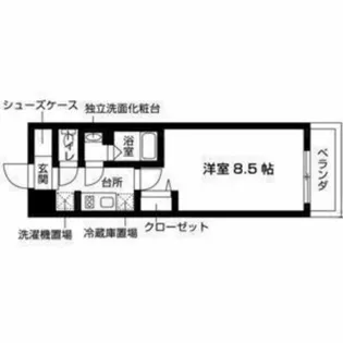 トレジャーマンションⅡ【5階】の間取り