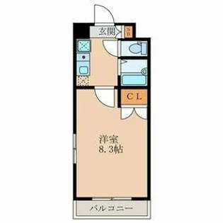 クリムゾン博多【5階】の間取り