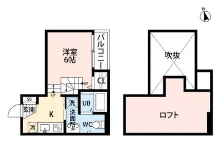 ラスター【1階】の間取り