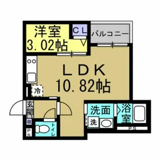 Jack hommachiⅢ【2階】の間取り
