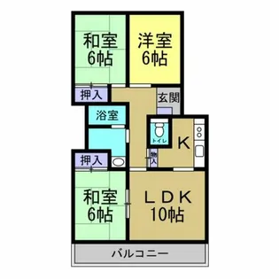 大豊ヒルズ【302号室】の間取り