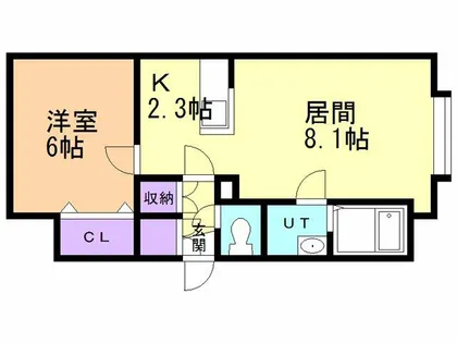novel【103号室】の間取り