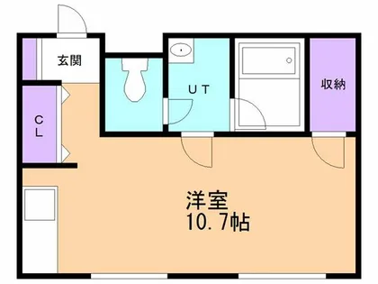室蘭ナラサキビル【303号室】の間取り