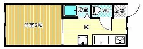 スリーコーポ【2階】の間取り