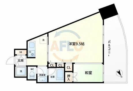 KHKコート西野田【8階】の間取り