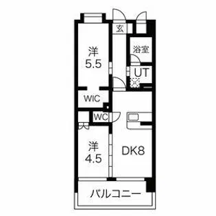ヒルクレスト伊都【604号室】の間取り