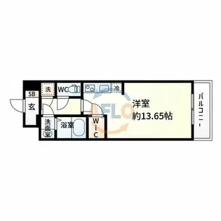 セレニテ新大阪弐番館【5階】の間取り