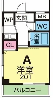 YKハイツ星陵台【2階】の間取り