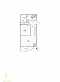 インボイス難波南レジデンス【4階】の間取り