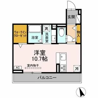 ビューハウス77【302号室】の間取り