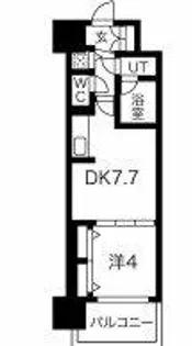 グランカーサ難波元町【2階】の間取り