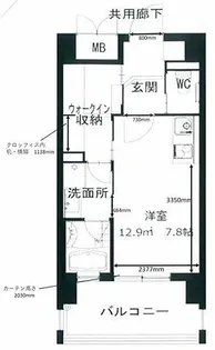 iN SHAPE港【7階】の間取り