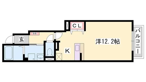 ピュールメゾン2【103号室】の間取り