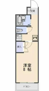 サンエステート鹿子【1階】の間取り
