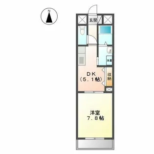 レーベンズプラッツ【502号室】の間取り