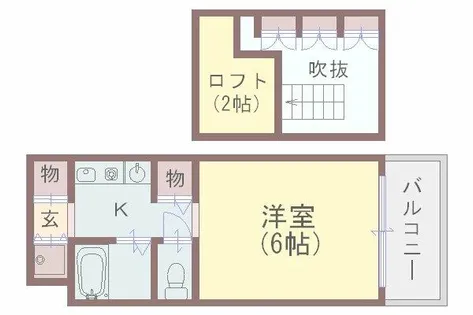 エステムコート大阪・中之島南【4階】の間取り