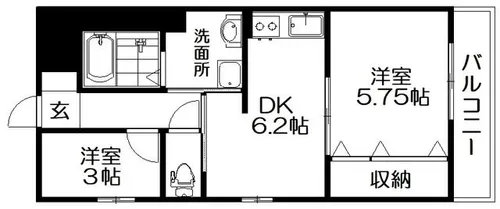 アルファクラージュ3【4階】の間取り