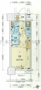 ララプレイス神戸西元町【10階】の間取り