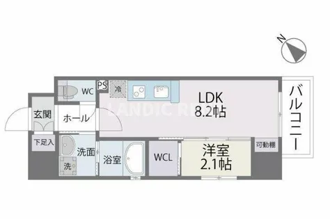 サニークレスト山王公園【4階】の間取り