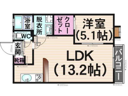 TYシャトレー【2階】の間取り