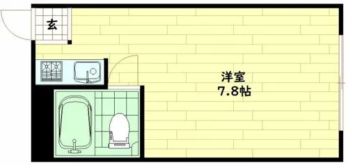 メガロコープ福島【10階】の間取り