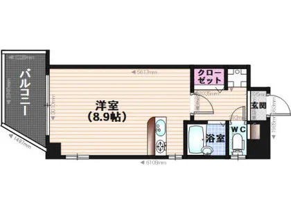 エクセレント大橋【1001号室】の間取り
