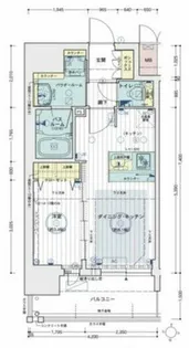 エステムコート梅田・天神橋Ⅳステーションフロント【6階】の間取り