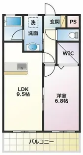 サングレイス【1階】の間取り