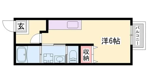 メトレス福田1【102号室】の間取り
