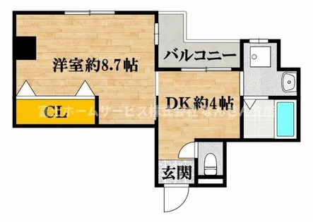 エクセレント大国町【5階】の間取り