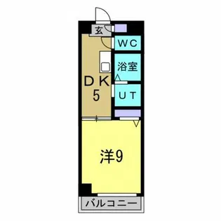 トレル朝倉【3階】の間取り