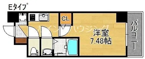 グランパシフィック玉出【5階】の間取り