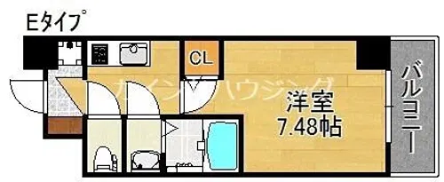 グランパシフィック玉出【5階】の間取り