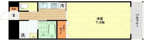 ロイヤルグレース【5階】の間取り