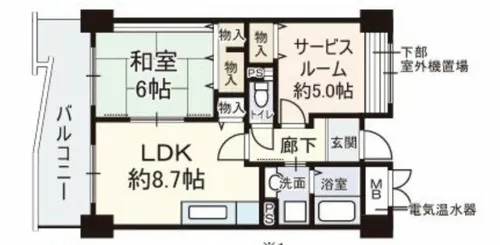ソラーレN【3階】の間取り