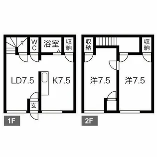 フジコーポ【1階】の間取り