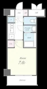 ヴィラマリオン【1階】の間取り