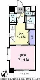 ポポラーレ白鳥【3階】の間取り
