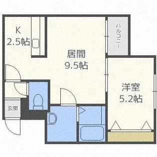 Al Sole【4階】の間取り