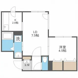 ヴェルテュ麻生【3階】の間取り