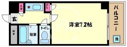 スティープルM’S【3階】の間取り