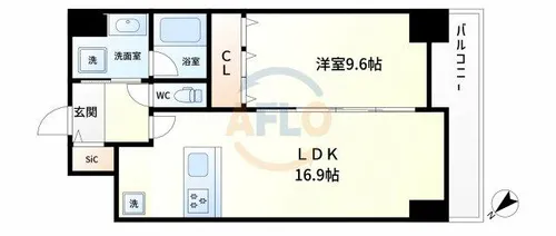 Vesta京町堀【12階】の間取り