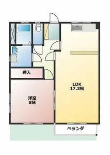 フレグランス八王子【B号室】の間取り
