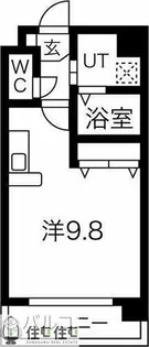 ヴィラ原山北館【202号室】の間取り