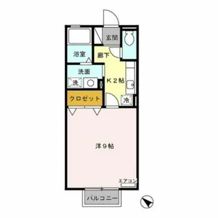 ションセイA【2階】の間取り