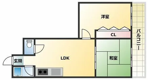 清川ビル【5階】の間取り
